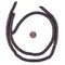 The Bead Chest Dark Brown Disk Natural Wood Beads (4x8mm): Organic Eco-Friendly Wooden Bead Strand for DIY Jewelry, Crafts, Necklace and Bracelet Making